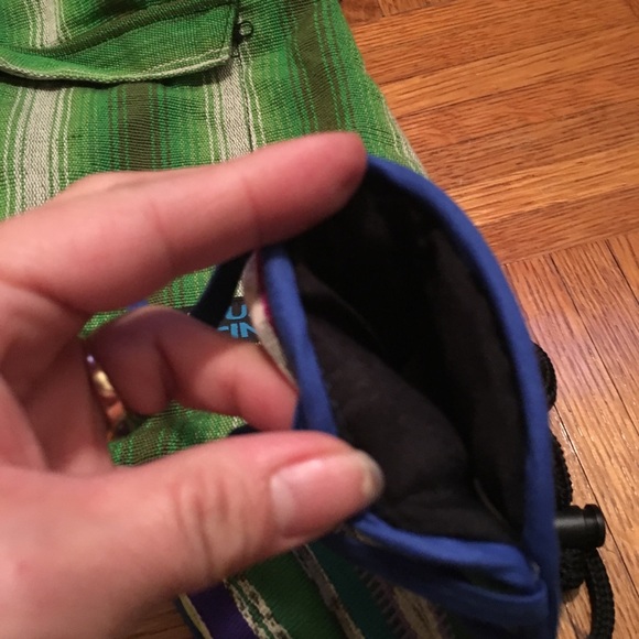 NWOT Boho drawstring bag w/glasses case/coin bag - Picture 7 of 8